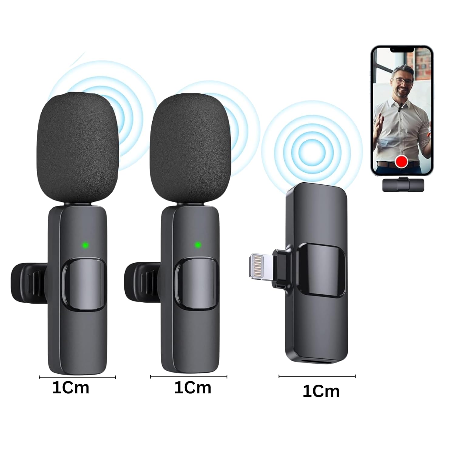 Wireless Lavalier Microphone Set GD   SS00013TG