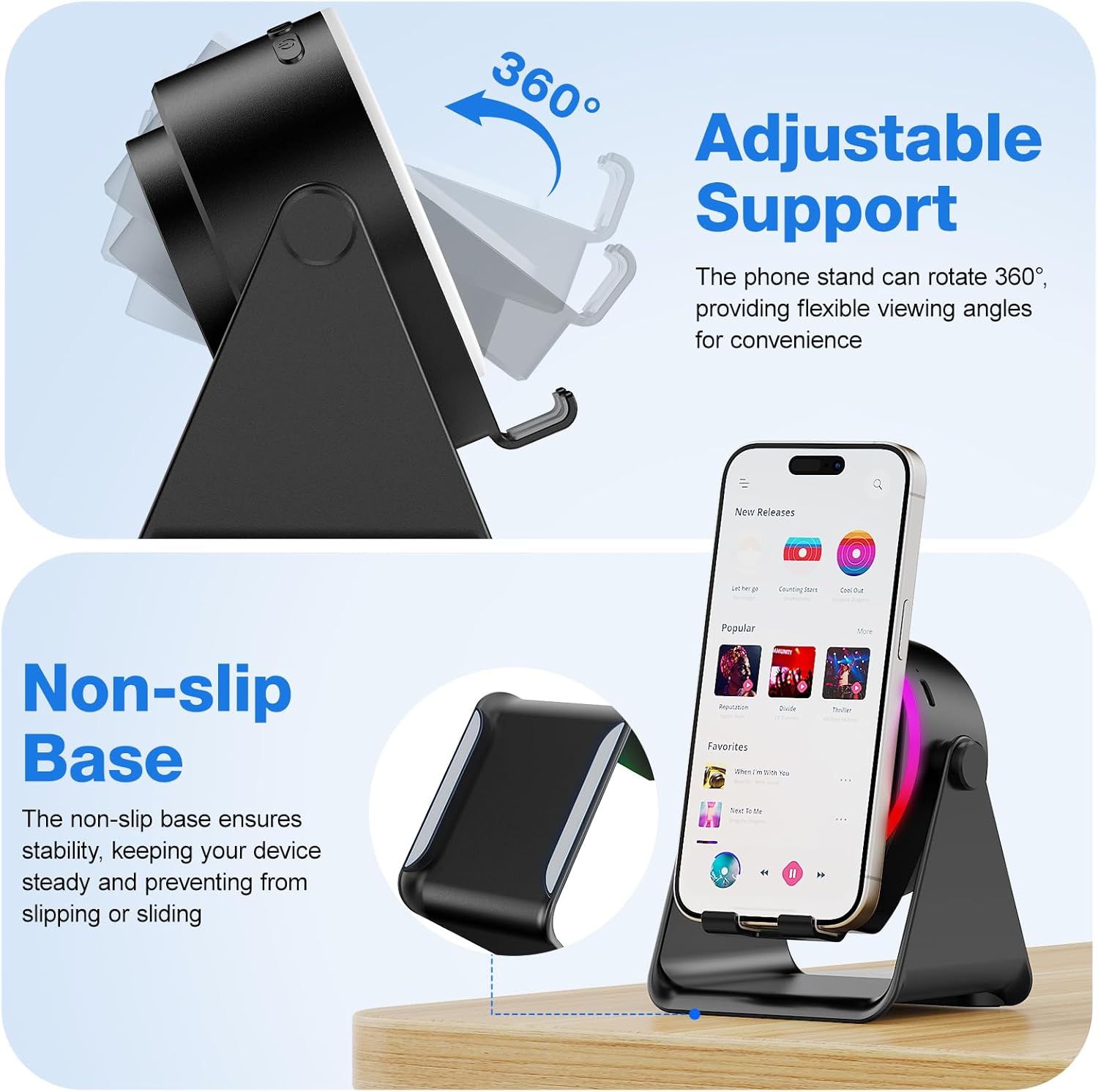 RGB Multifunctional Phone Stand    SS00102 TG