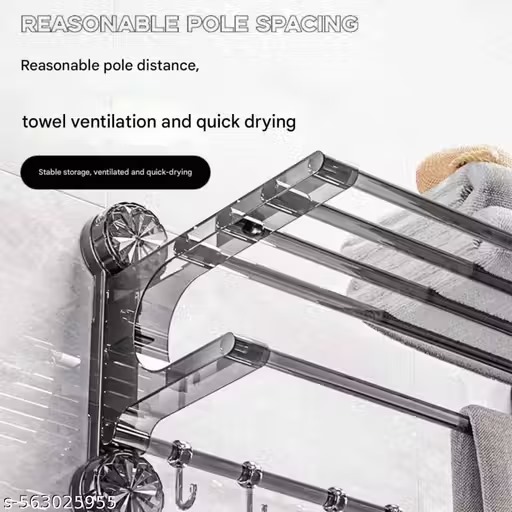 Wall Mounted Stainless Steel Bathroom Shelf -SS01510MH