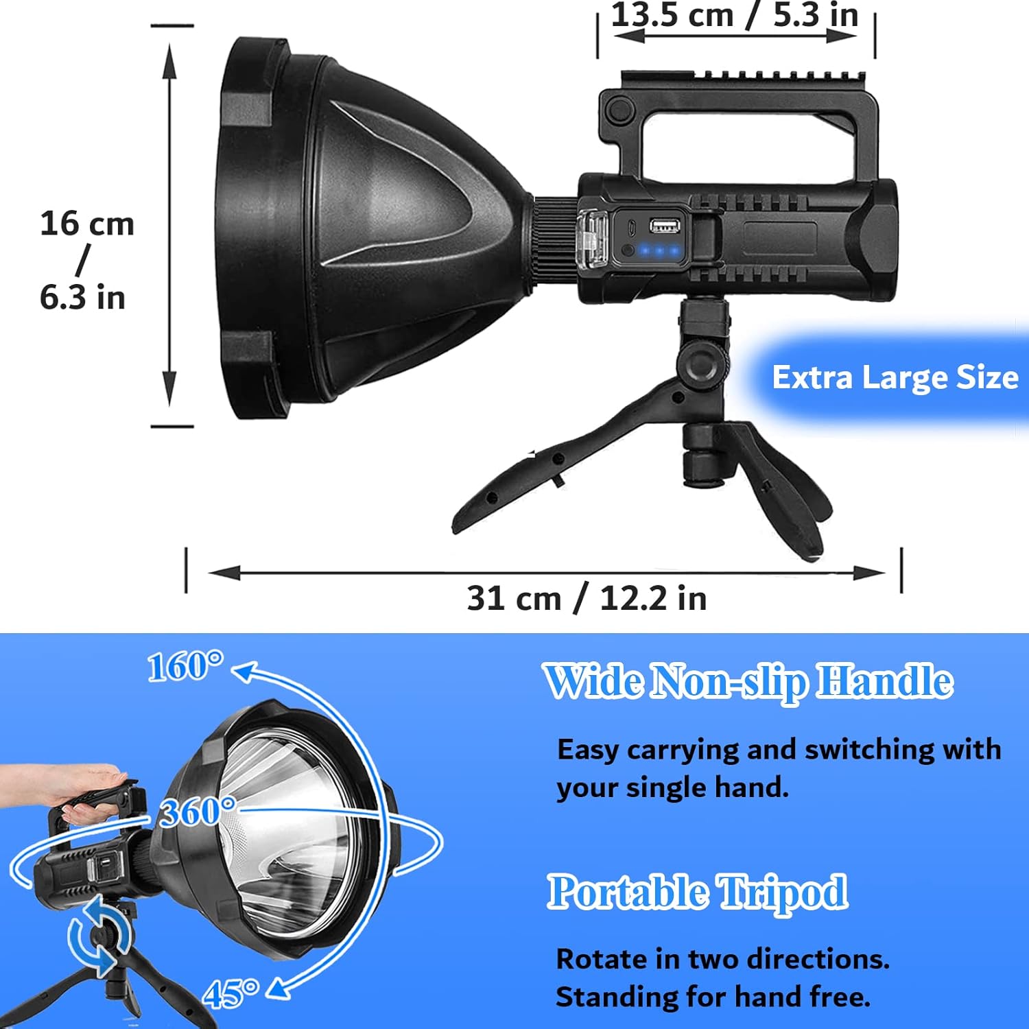Portable LED Spotlight SS00086TG