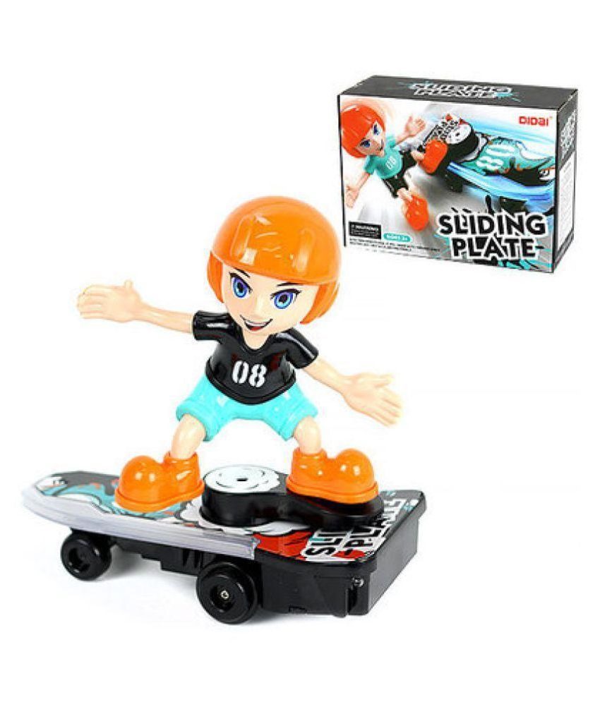 Electric Stunt Skateboard Boy Toy with Light & Music AM00910NT 25 GM GOLD
