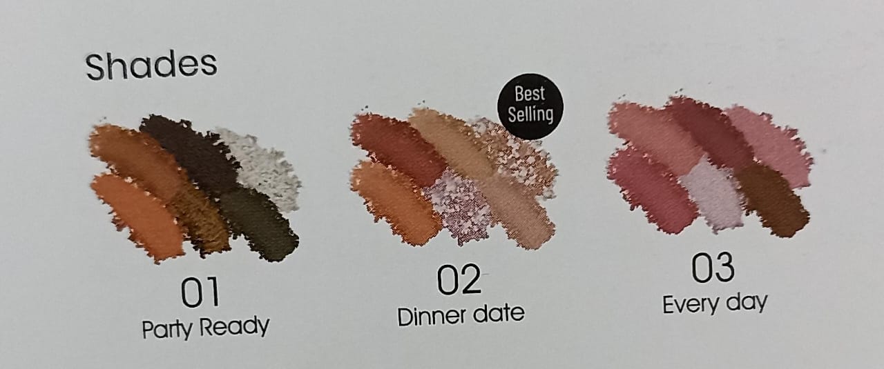 Swiss Beauty Dual Passport Eyeshadow Palette-MK01323AC