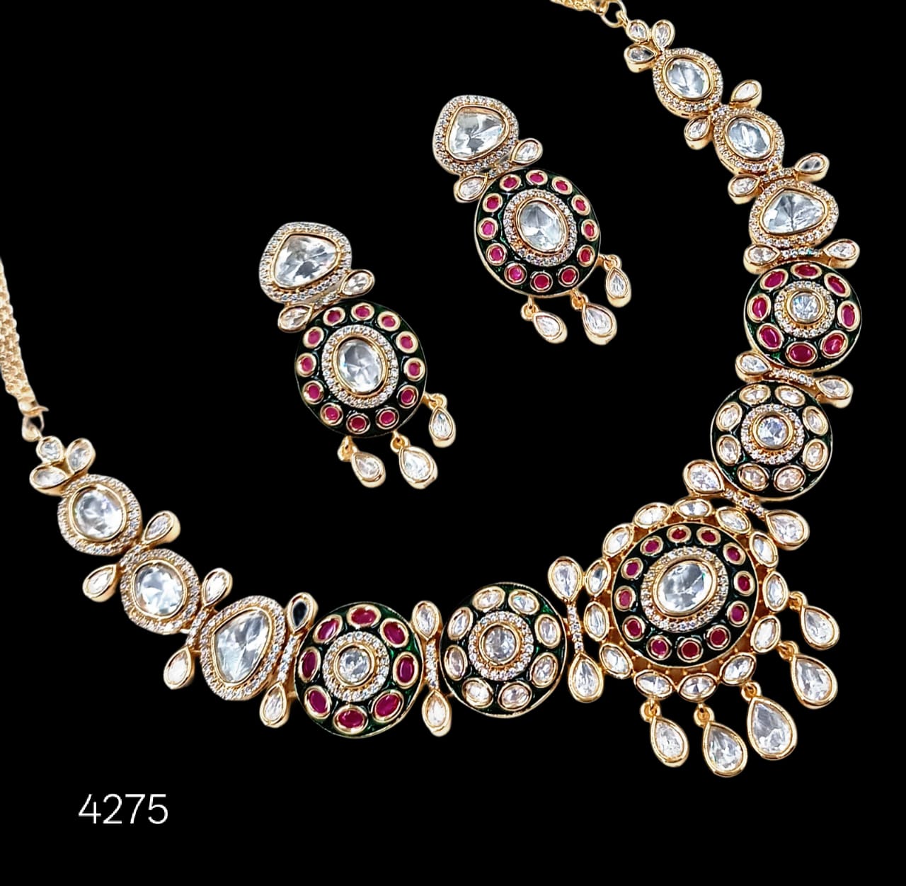 4275 PACHI KUNDAN SET - SA00893PB 