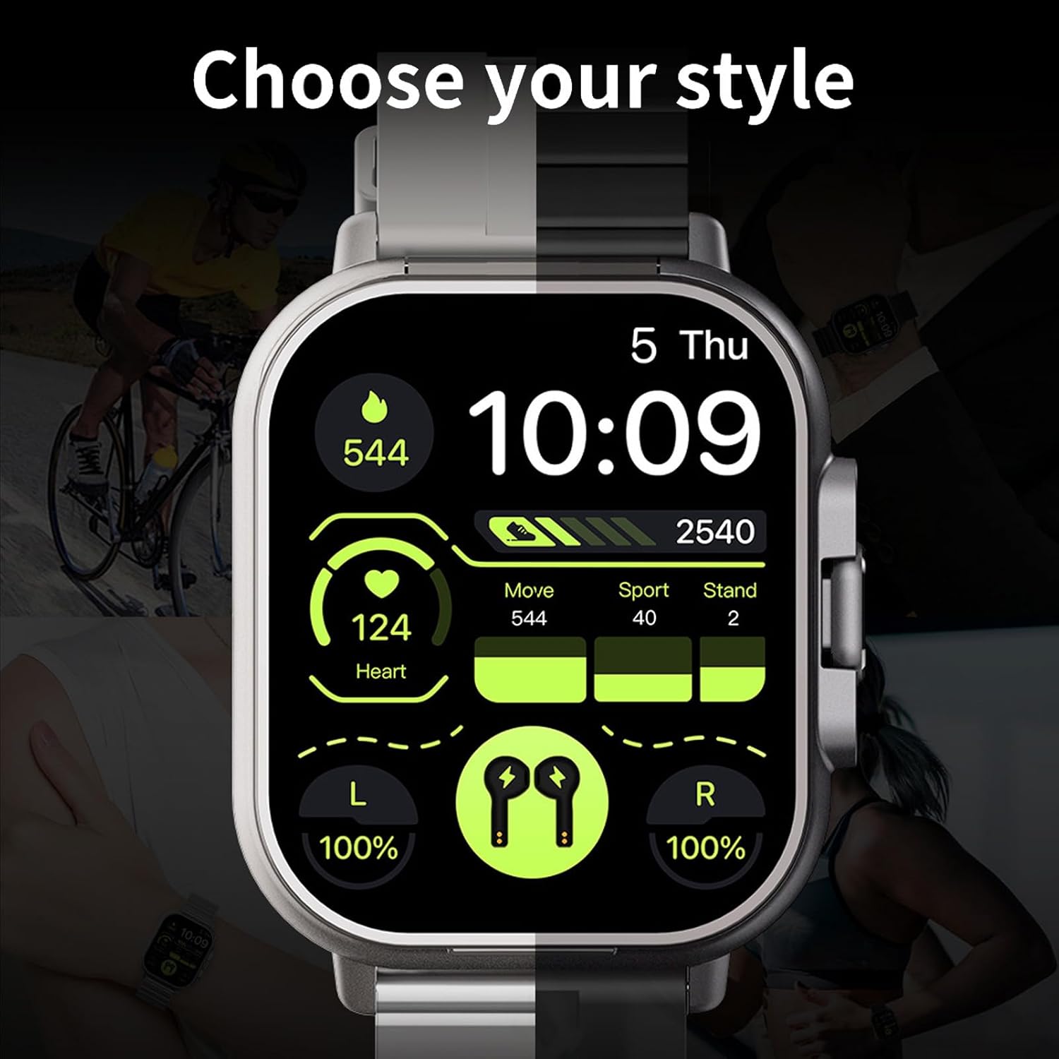 Smartwatch with Wireless Earbuds SS0016TG