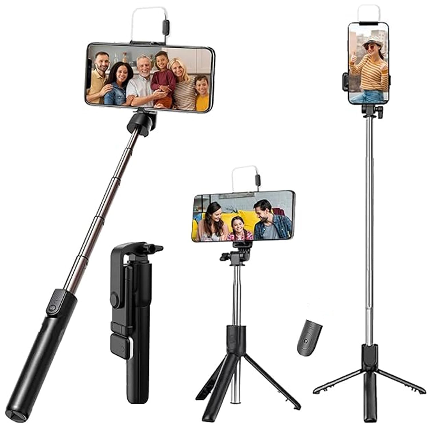 Flash Light Bluetooth Selfie Stick SS00097TG