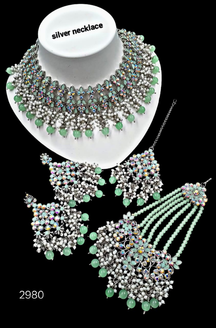 2987 Silver Necklace SA00854PB