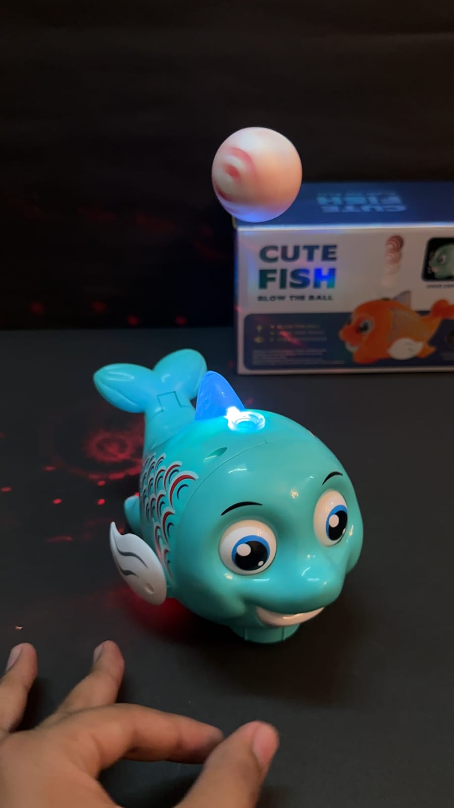 LED Light-Up Fish Toy-AM00950NT ( 25GM GOLD GIVEAWAY PRODUCT)