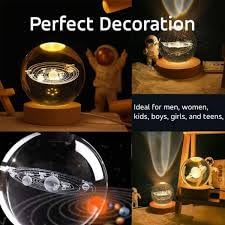 Solar System Crystal Ball Lamp SS00082TG