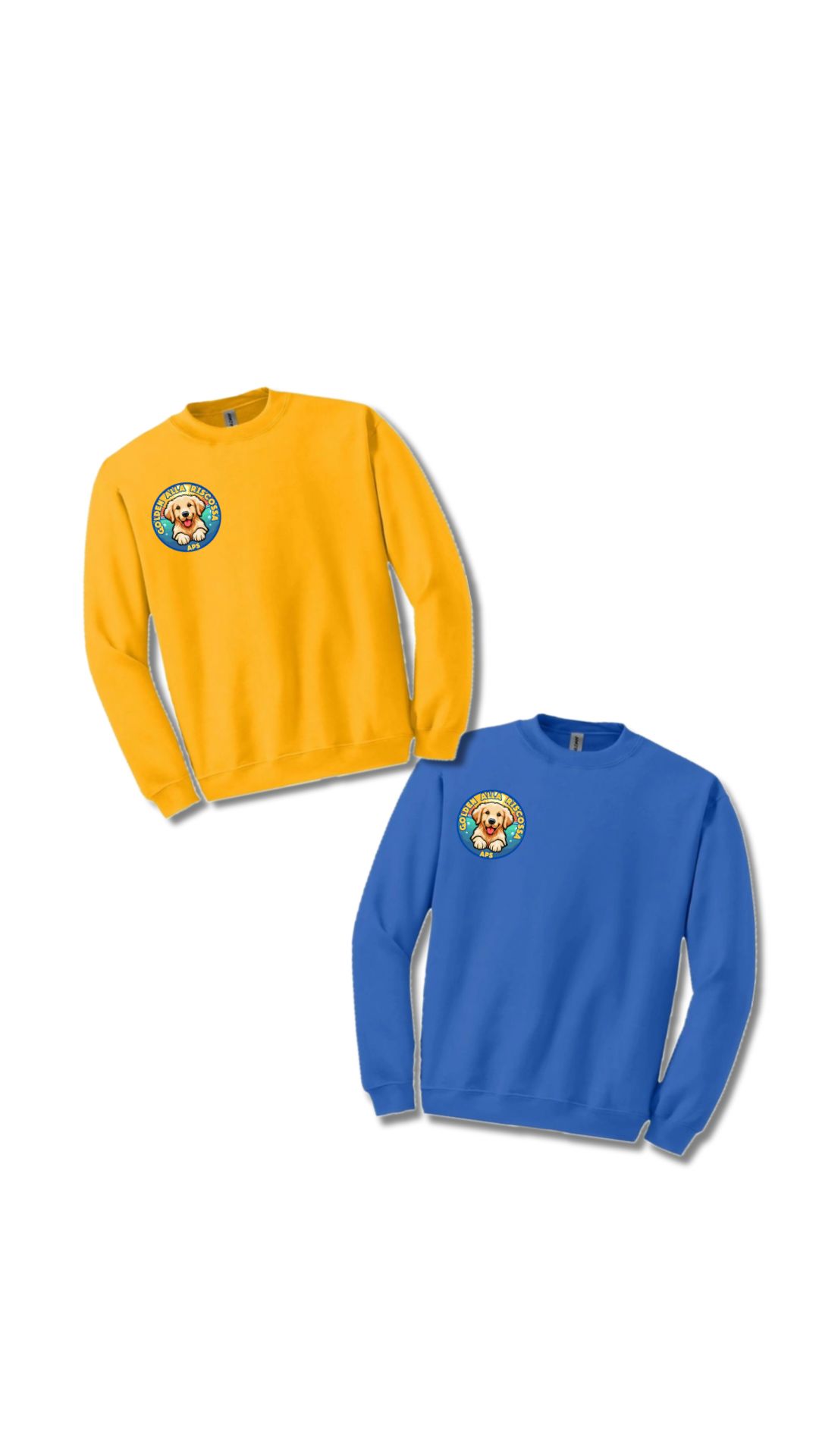 Felpa girocollo felpata 3 stagioni