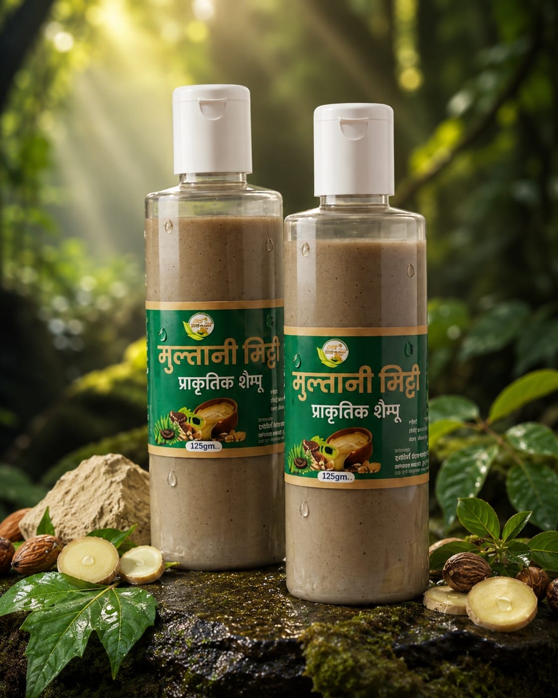 Multani Mitti Natural Shampoo (pack of 2 )