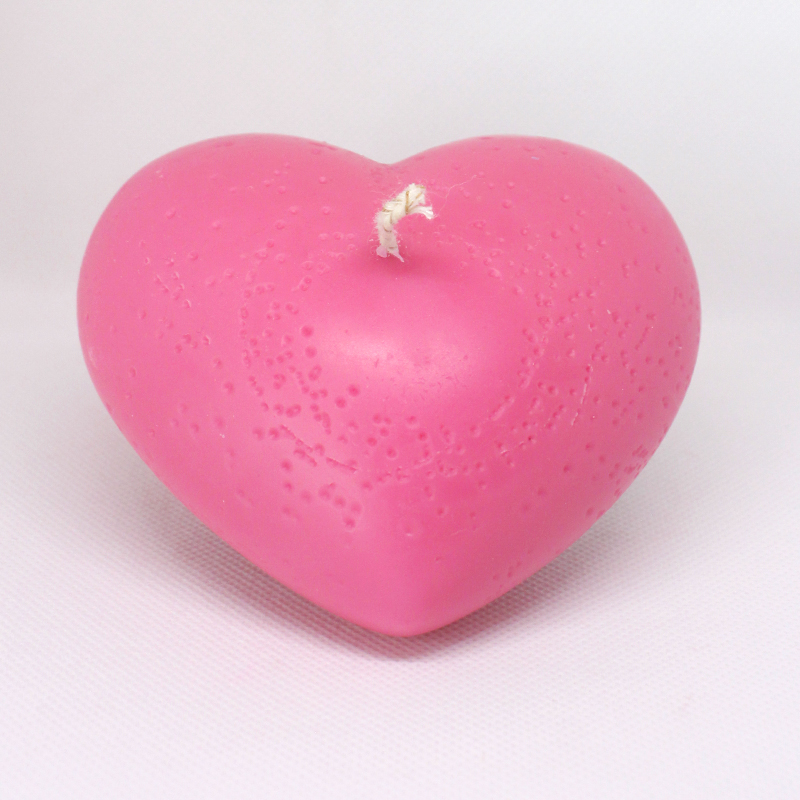Bougie parfumée coeur rose