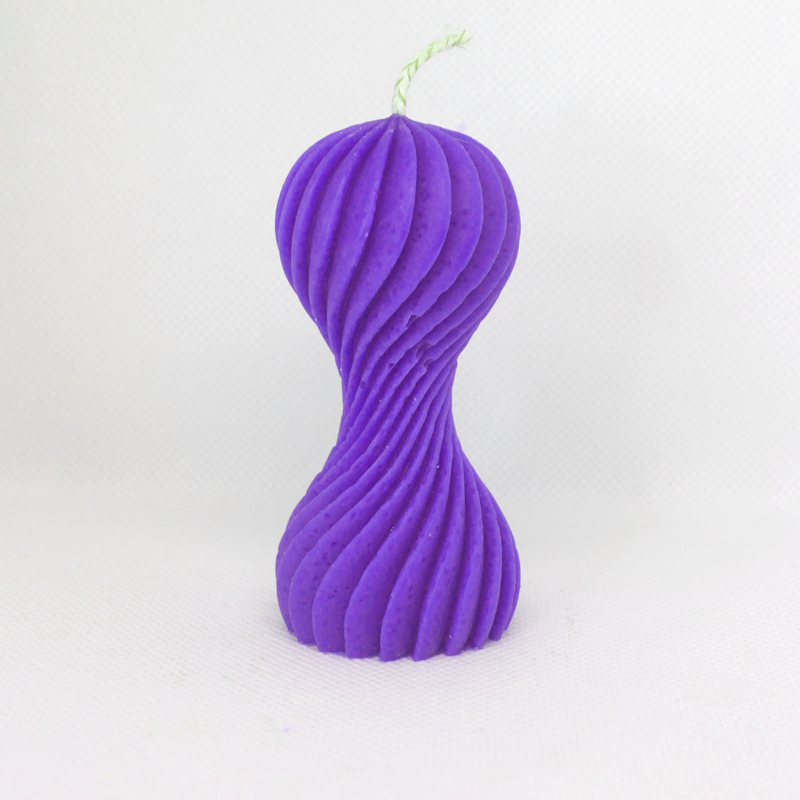Bougie spirale forme 8