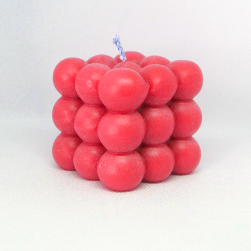 Bougie parfumée bubble cube
