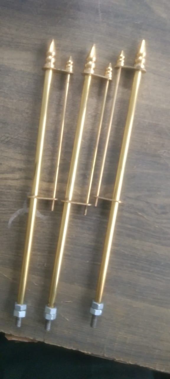 Flag Rod with Flag for Car & Bike (Multicolor)