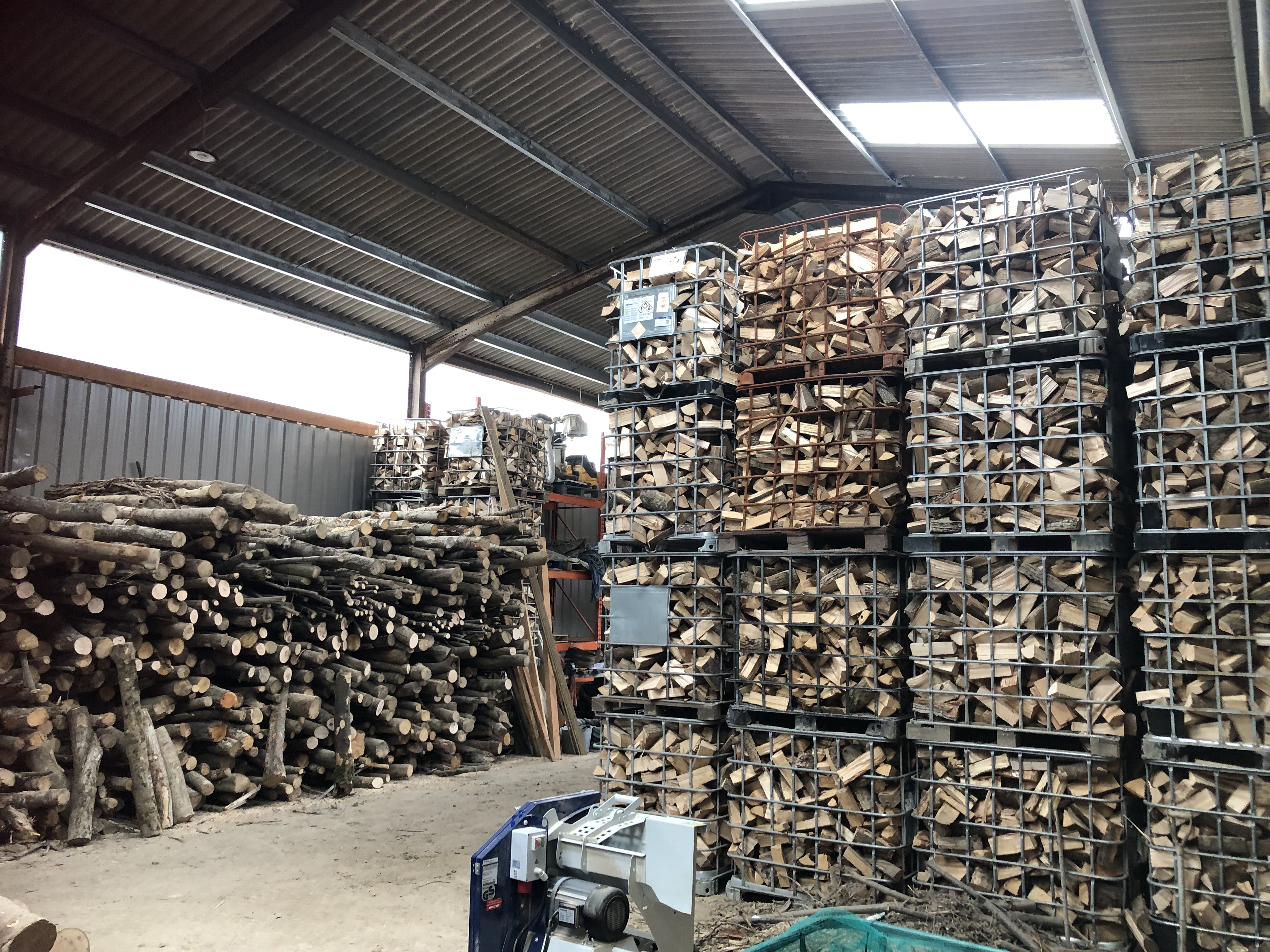 Kiln Dried Ton Bag Hardwood Firewood Logs