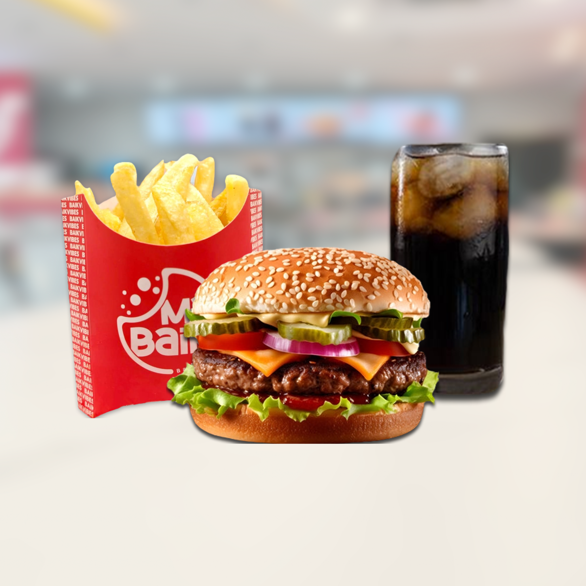 Baik Burger Combo