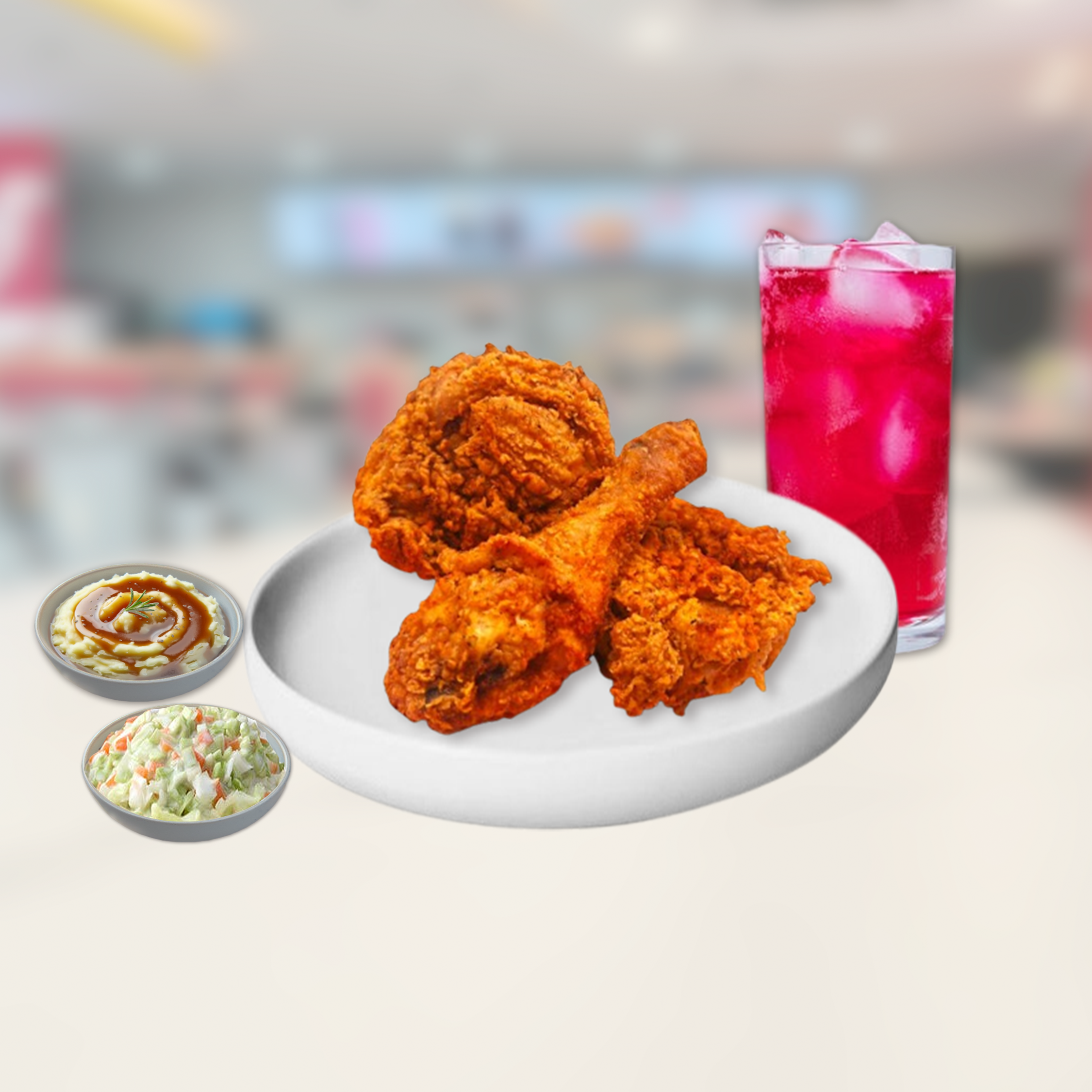 3pcs Fried Chicken Combo