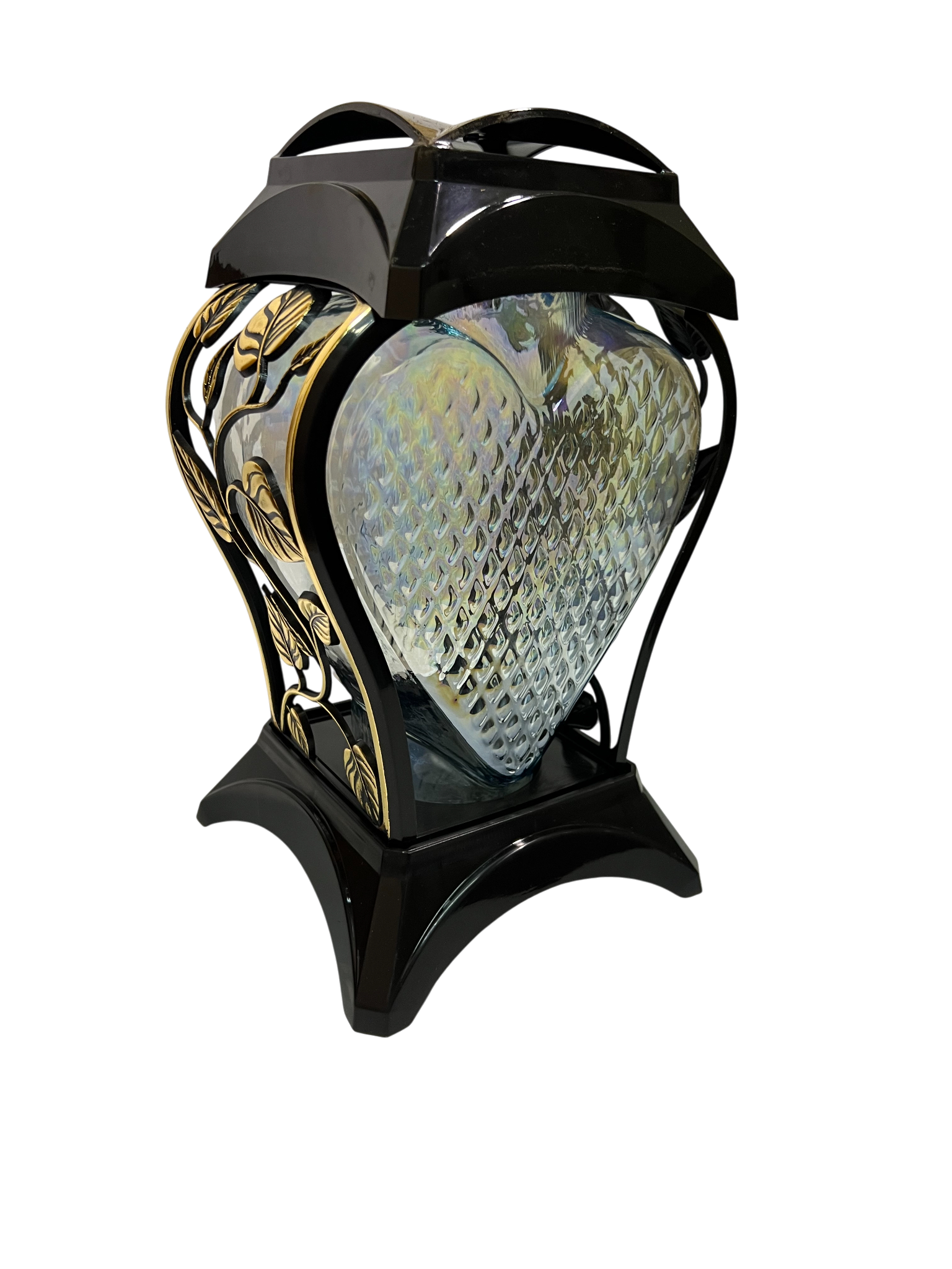 Žvakė Širdis auksinėse rožėse