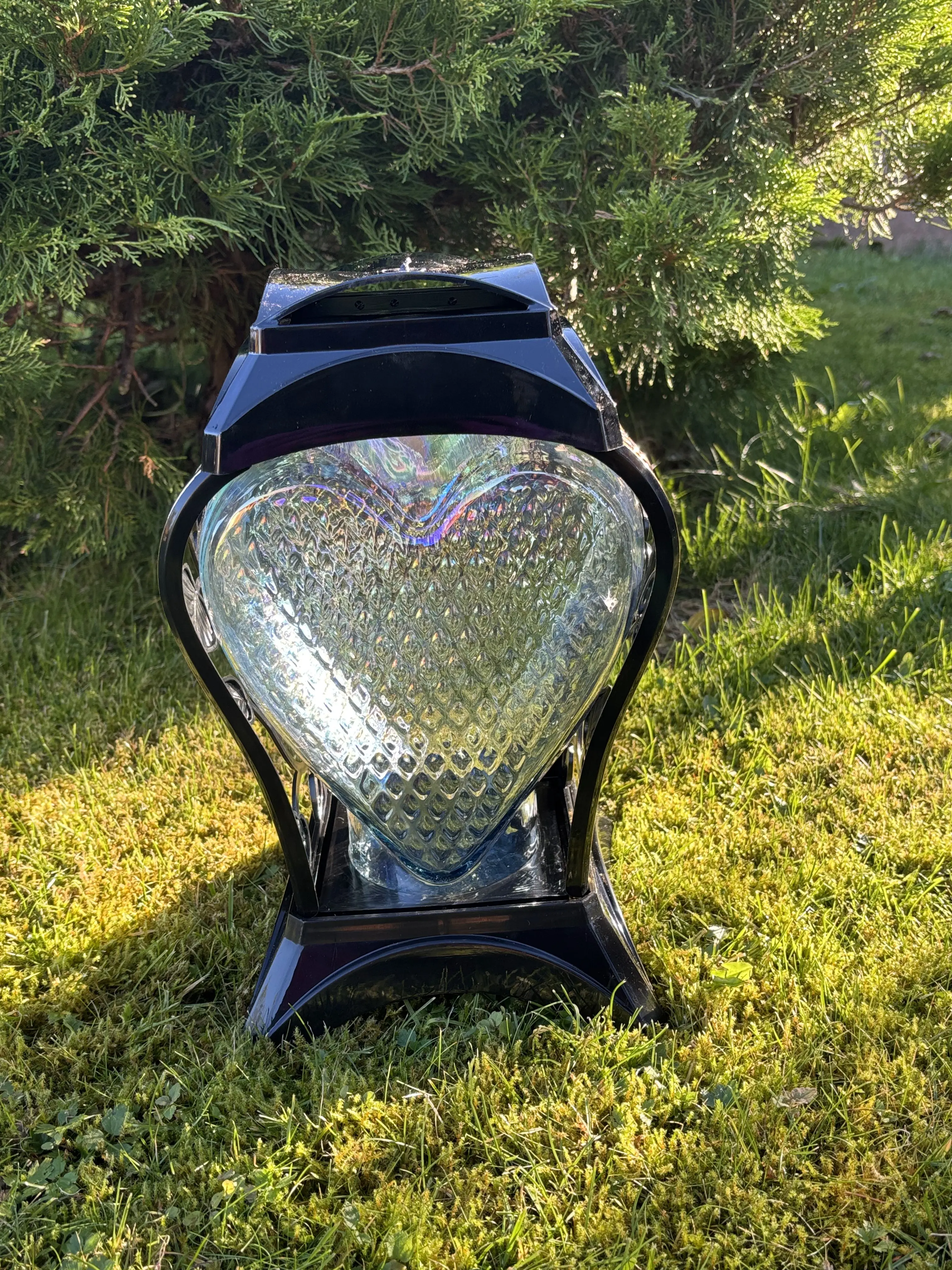 Žvakė Širdis auksinėse rožėse