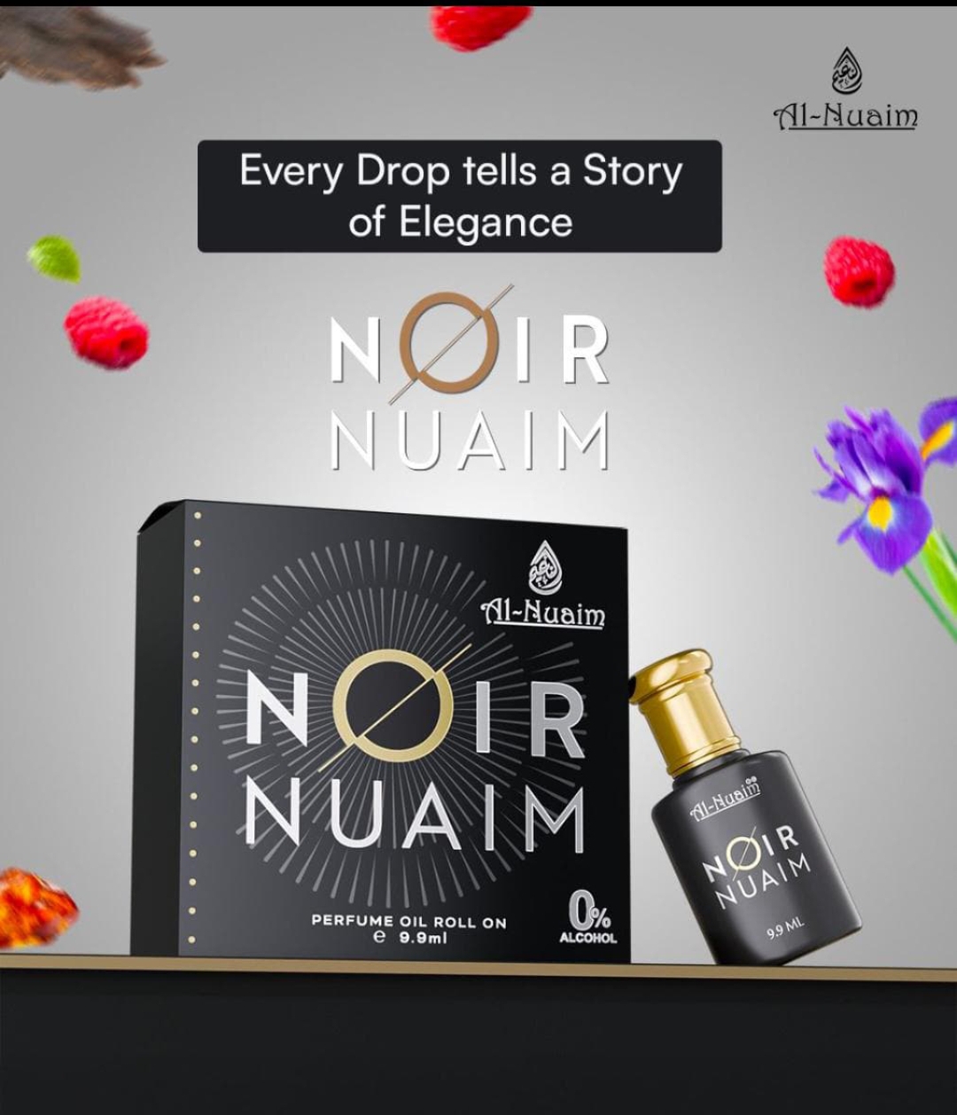 Al-Nuaim Noir Perfume Oil Roll-On