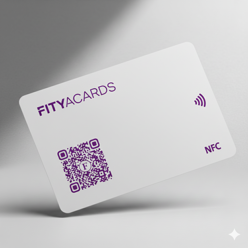 WHITE CARD (texte violet vibrant)
