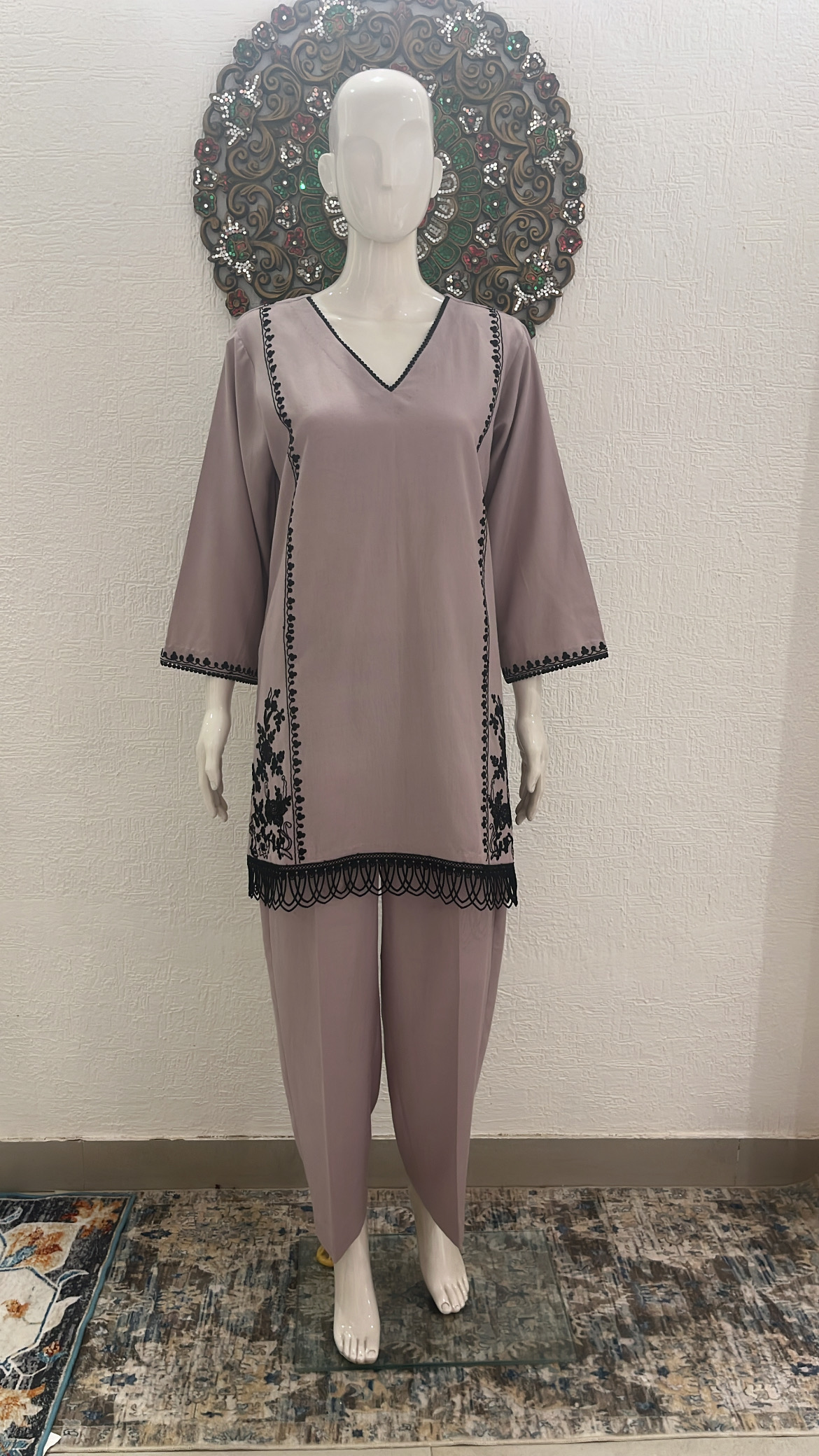 Lilac Linen Cotton Co-ord Set