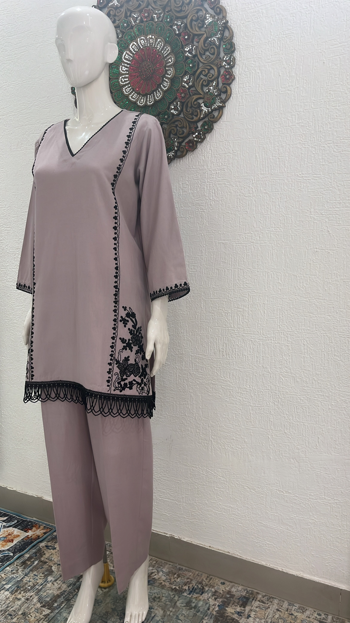 Lilac Linen Cotton Co-ord Set