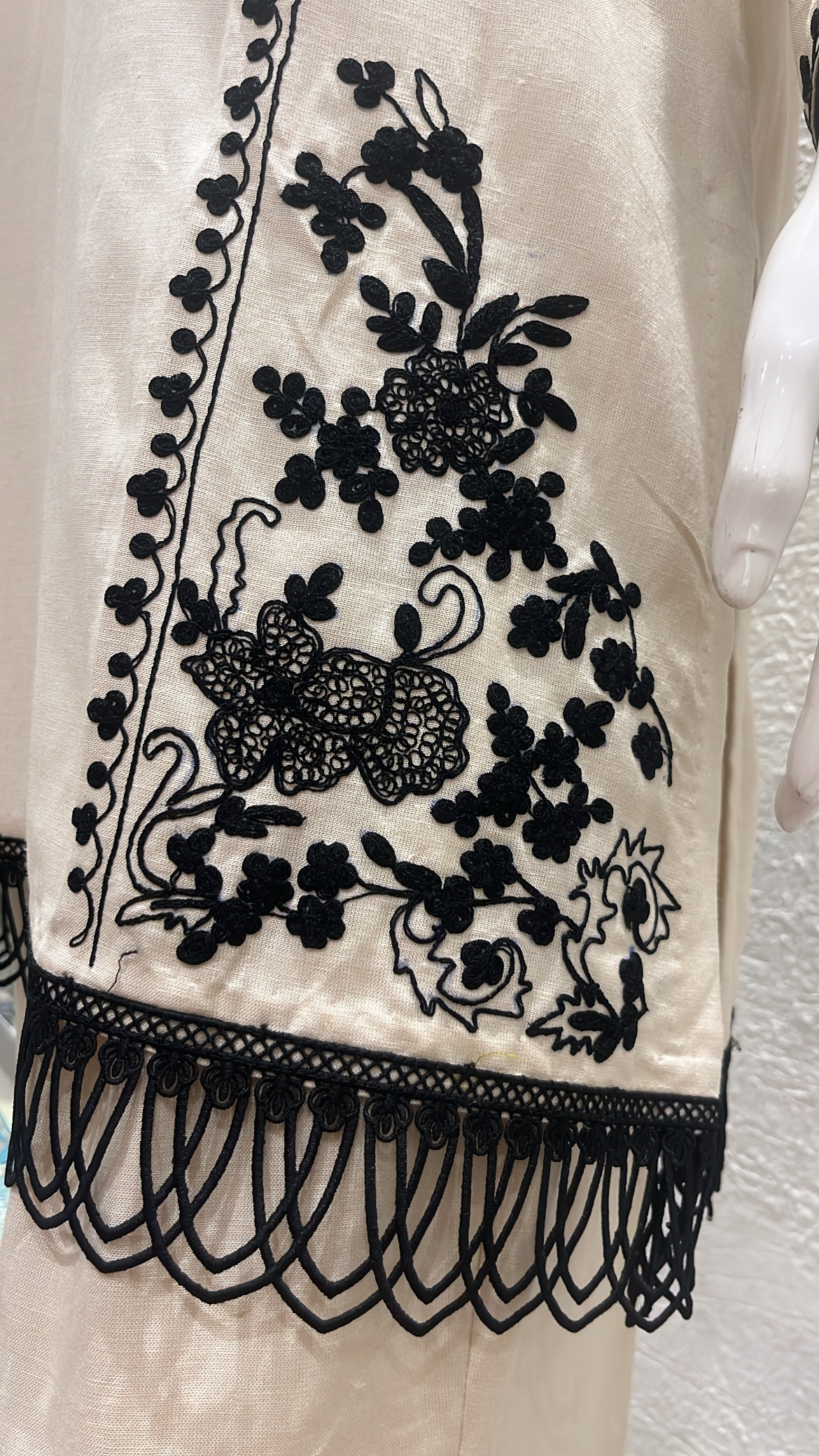Cream Linen Cotton Co-ord Set