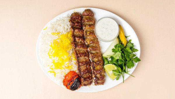 Grilled Koobideh Kebab Plate