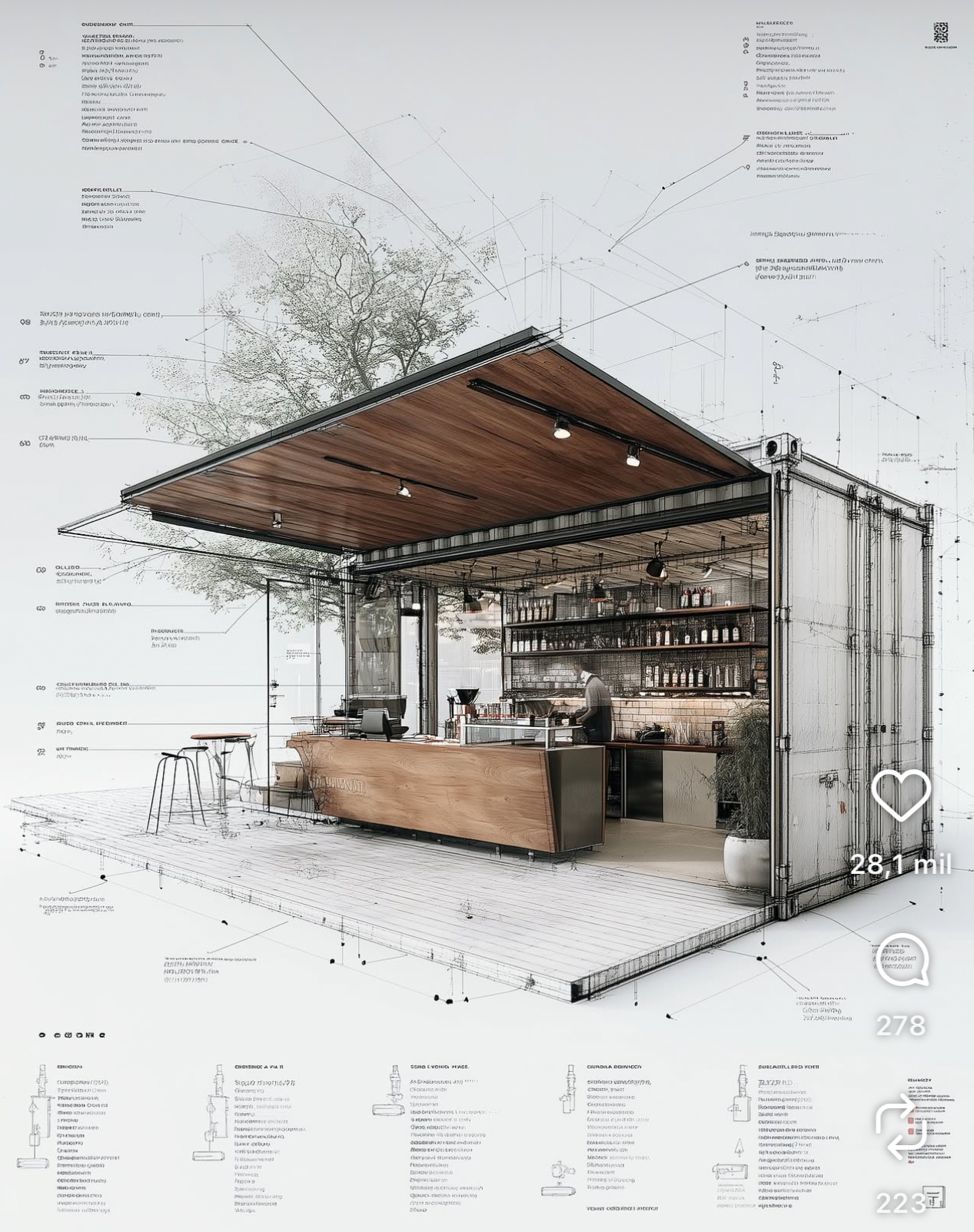 Cafetería Contenedor