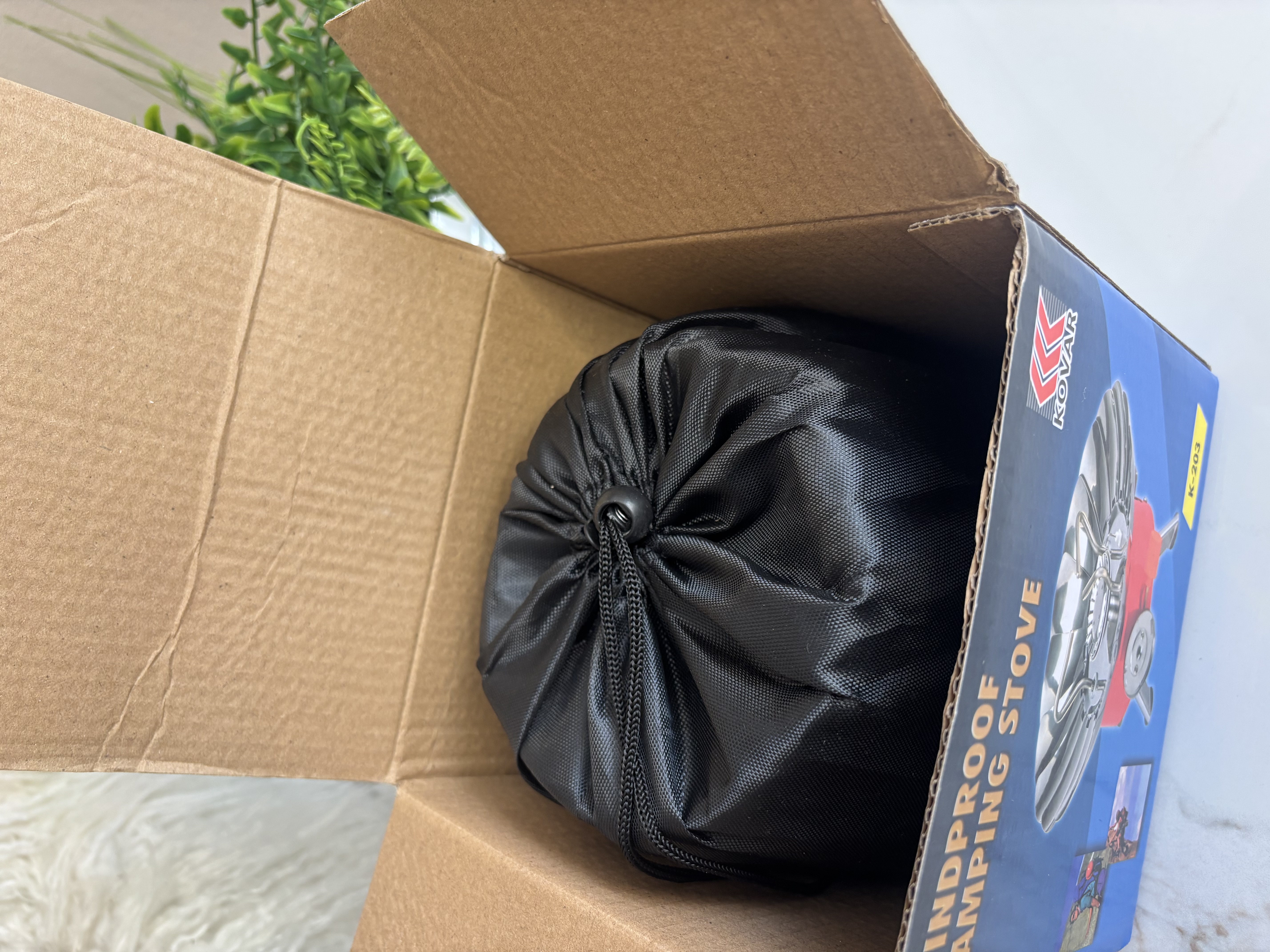 Lauko viryklė su apsauga nuo vėjo