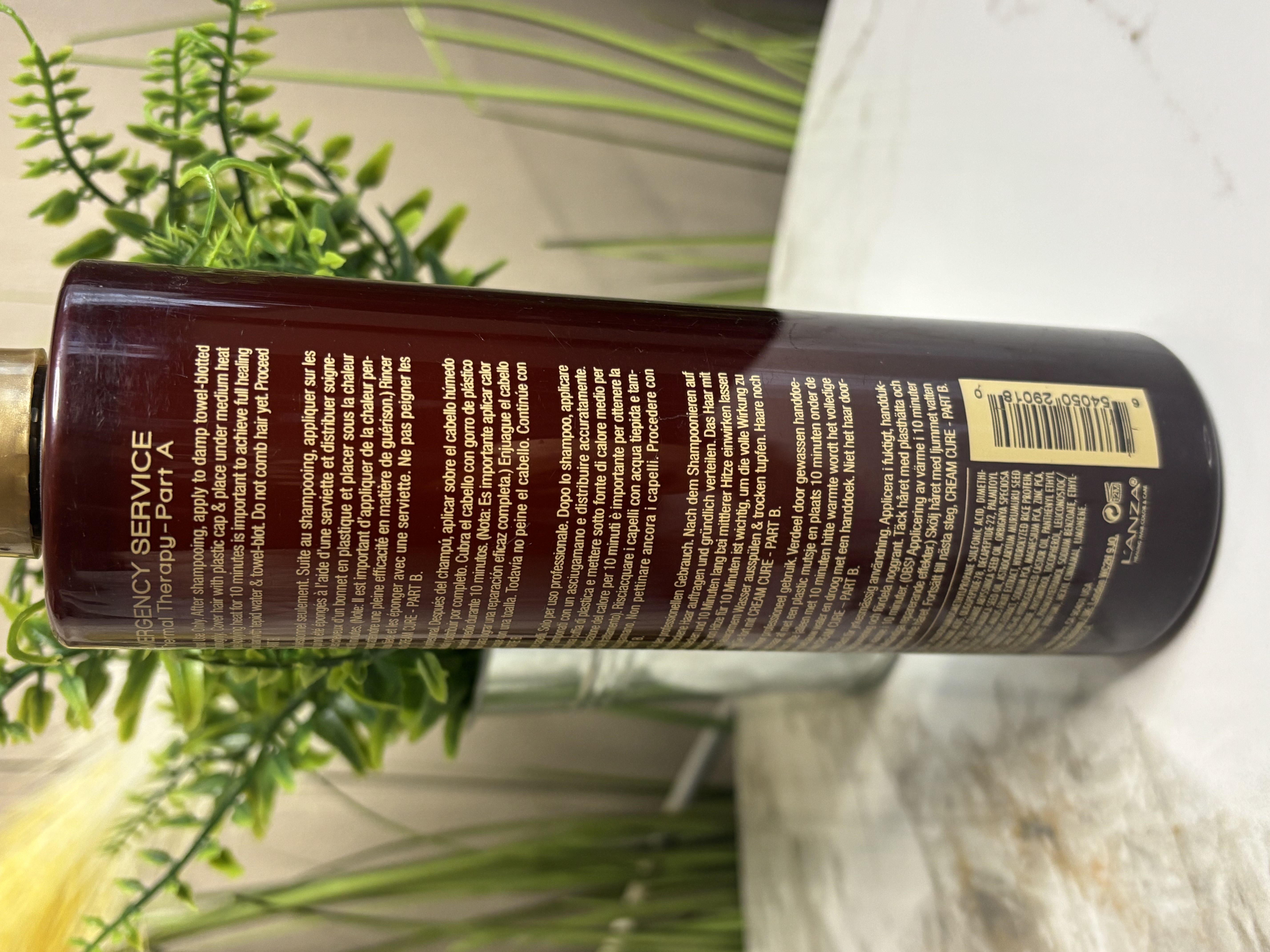 L'ANZA pagalba plaukams 