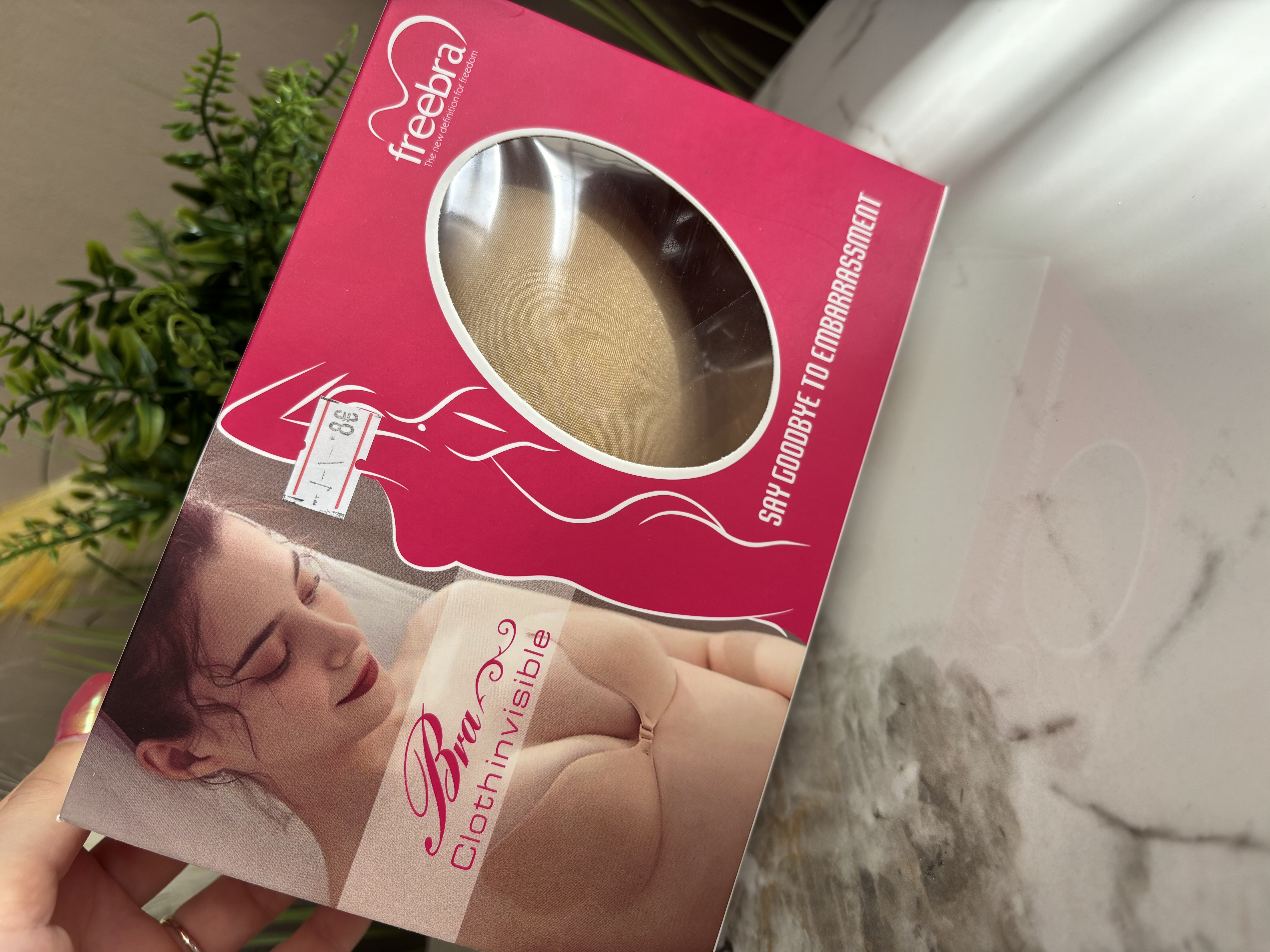 Freebra silikoninė liemenėlė