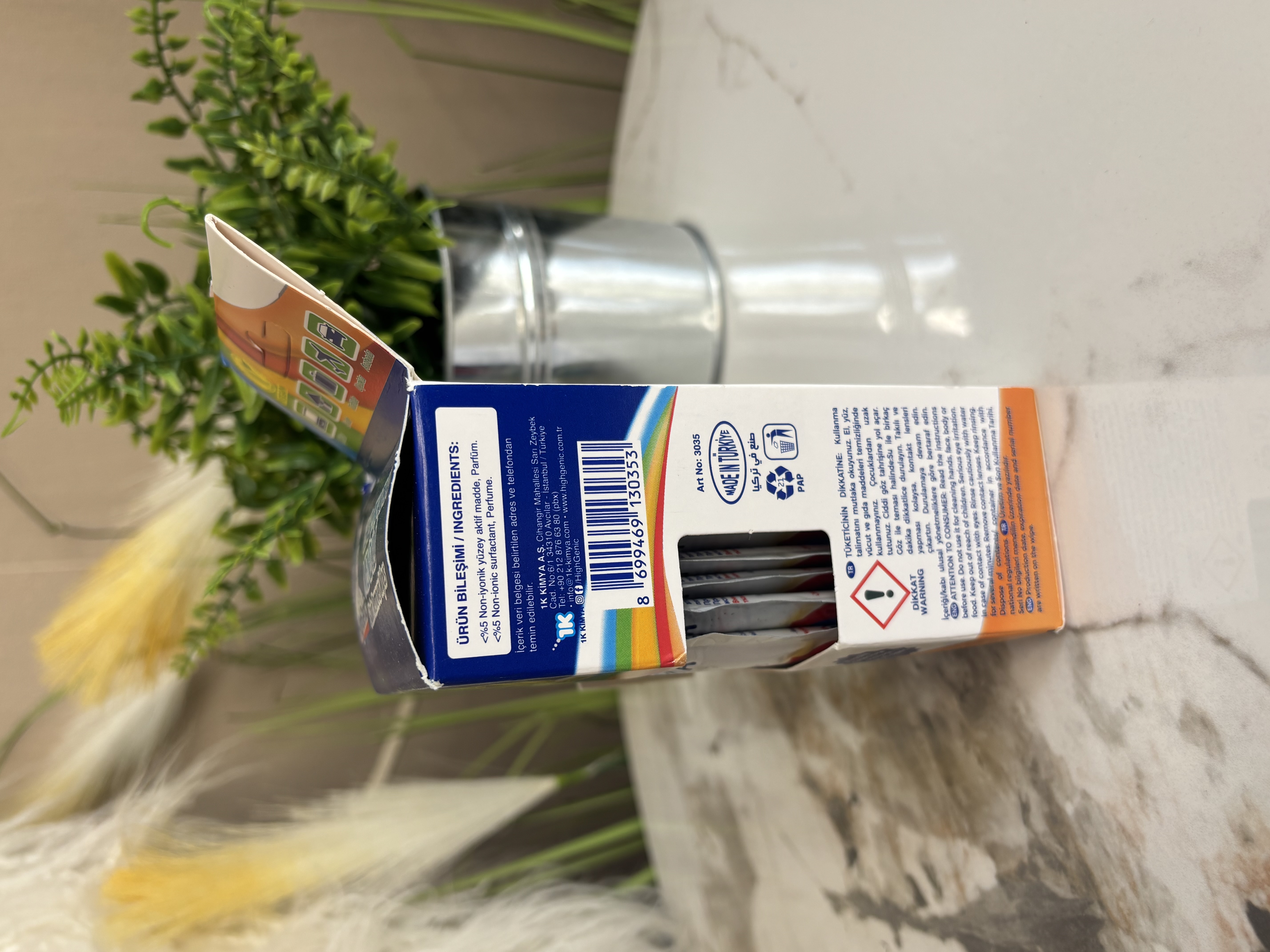 HighGenic servetėlės dėmių šalinimui