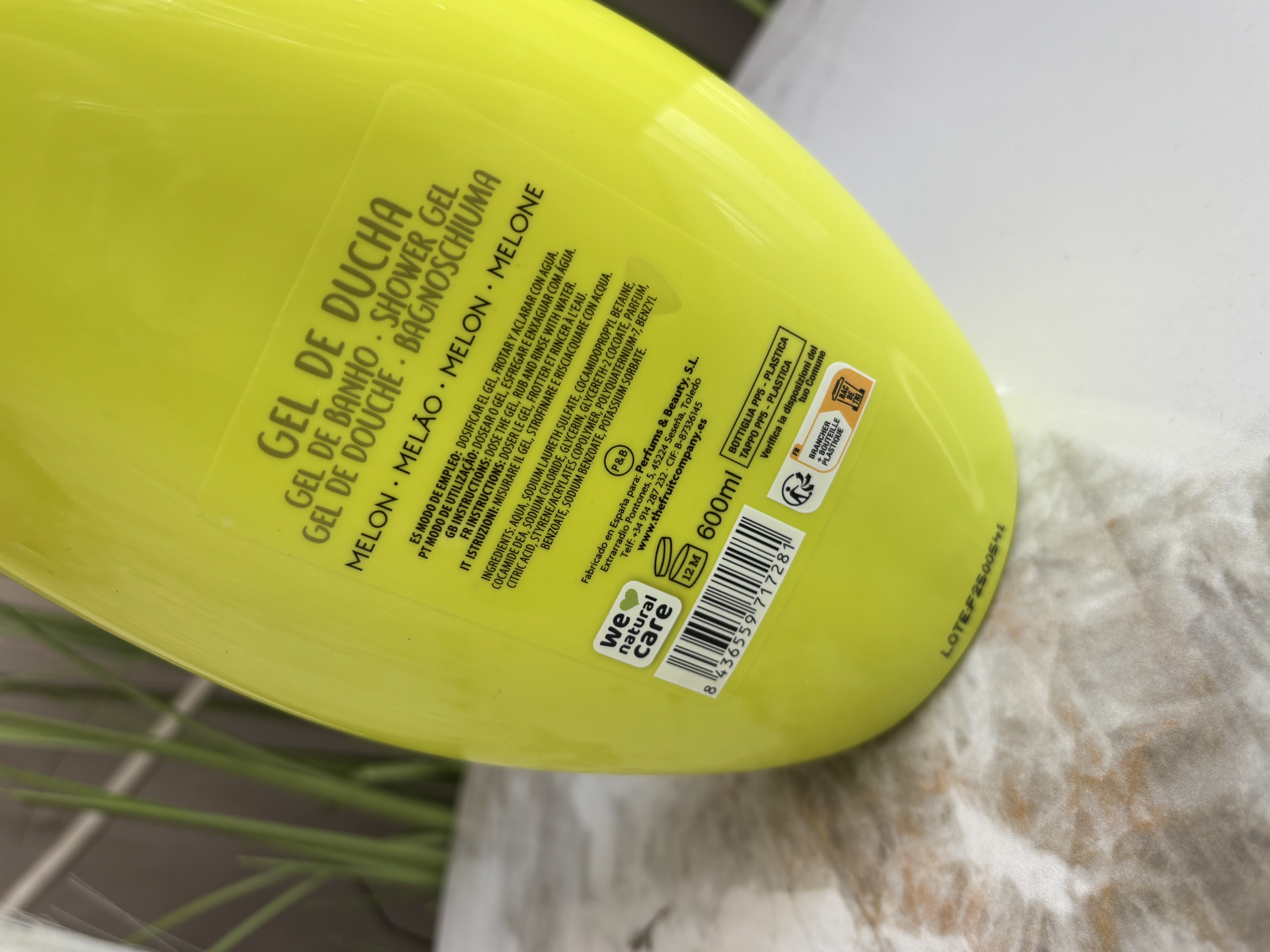 Dušo gelis melionių kvapo