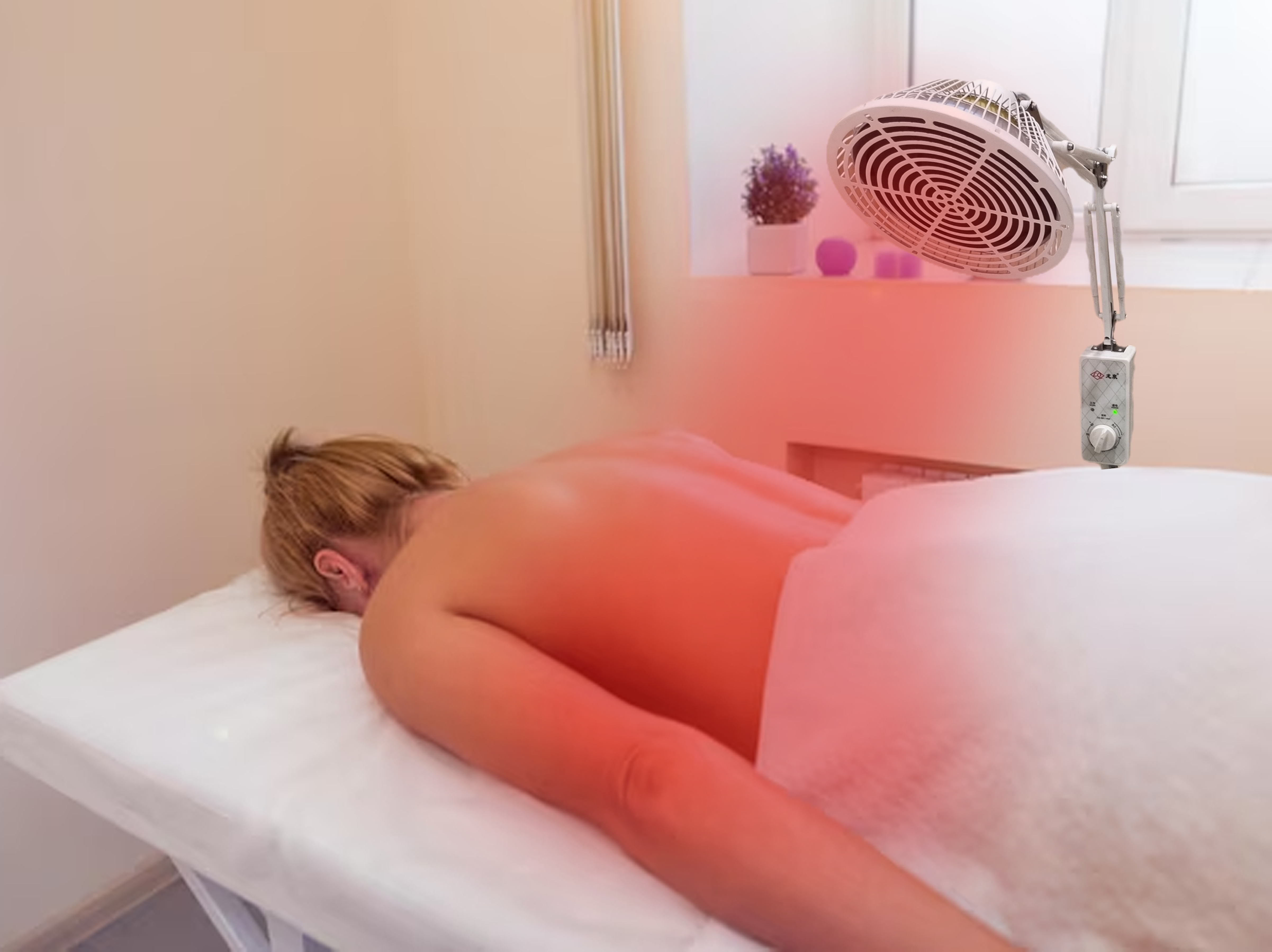 Lâmpada de infravermelho para terapia