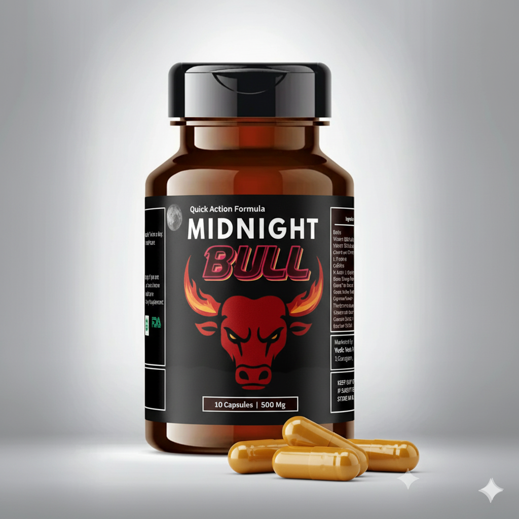 Midnight Bull Capsules - Pay Only Delivery Charge