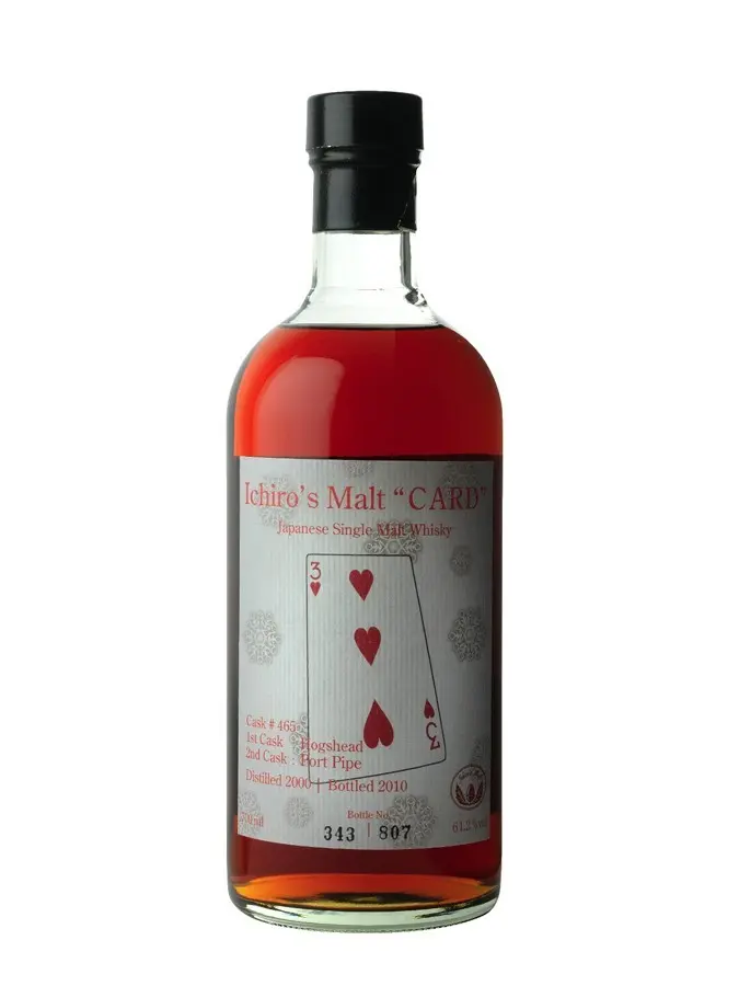 HANYU 2000 Three of Hearts Ichiro s Malt Card Serie 61.2%