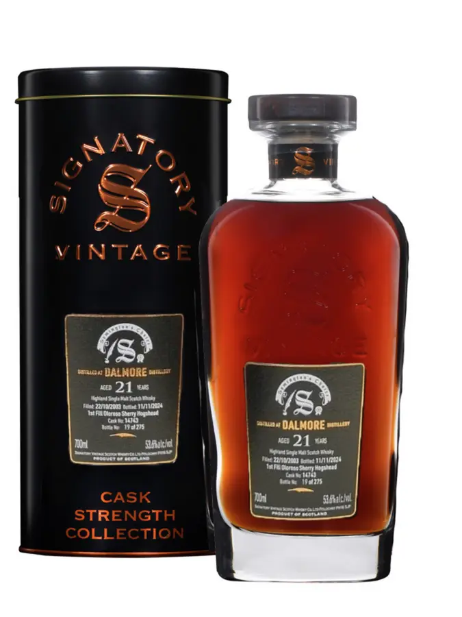 DALMORE 21 ans 2003 Symington's Choice #14743 1st fill Oloroso Sherry Hogshead Signatory Vintage
