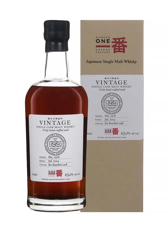 KaruizaWA 1978 Cask 8383 Vintage Label 63%