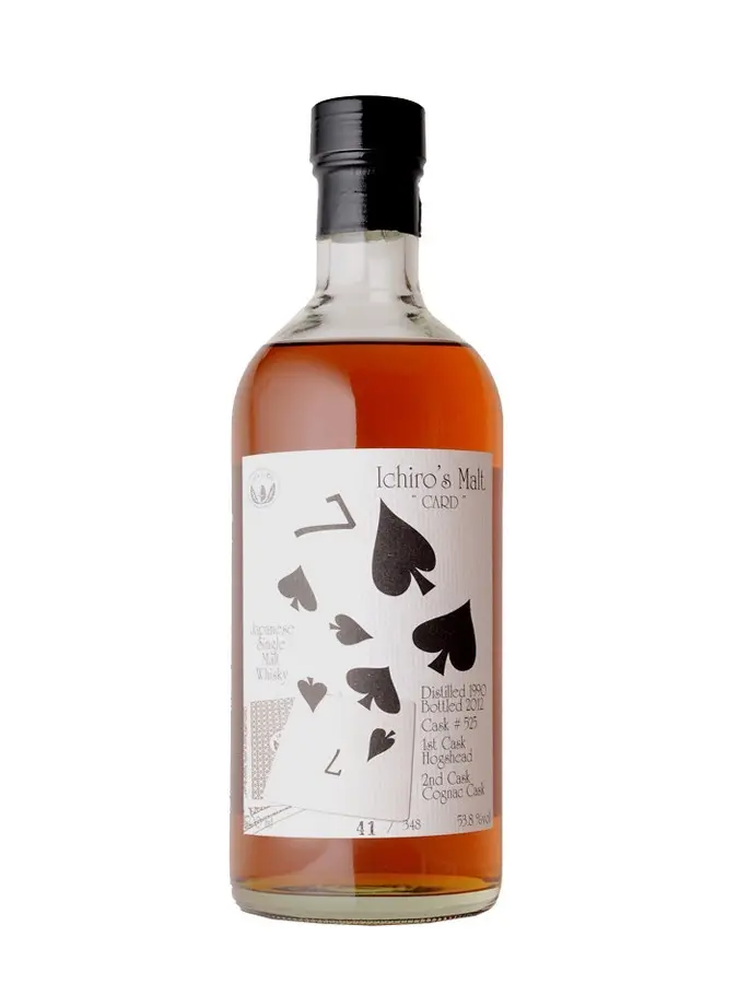 HANYU 1990 Seven of Spades Ichiro s Malt Card Serie 53.8%