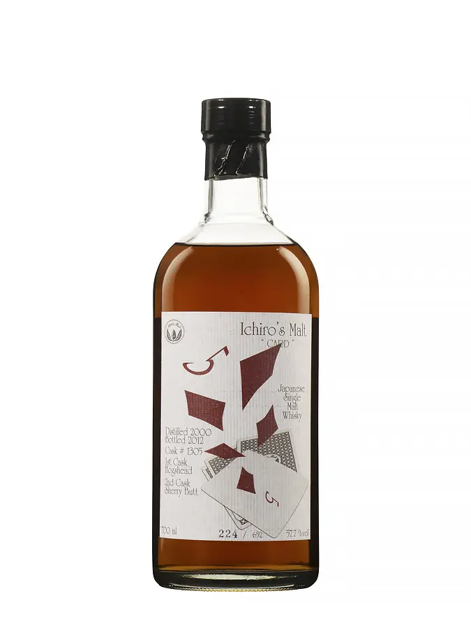 HANYU 2000 Five of Diamonds Ichiro s Malt Card Serie 57.7%