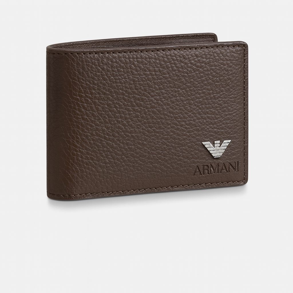 Armani Brown Leather Wallet
