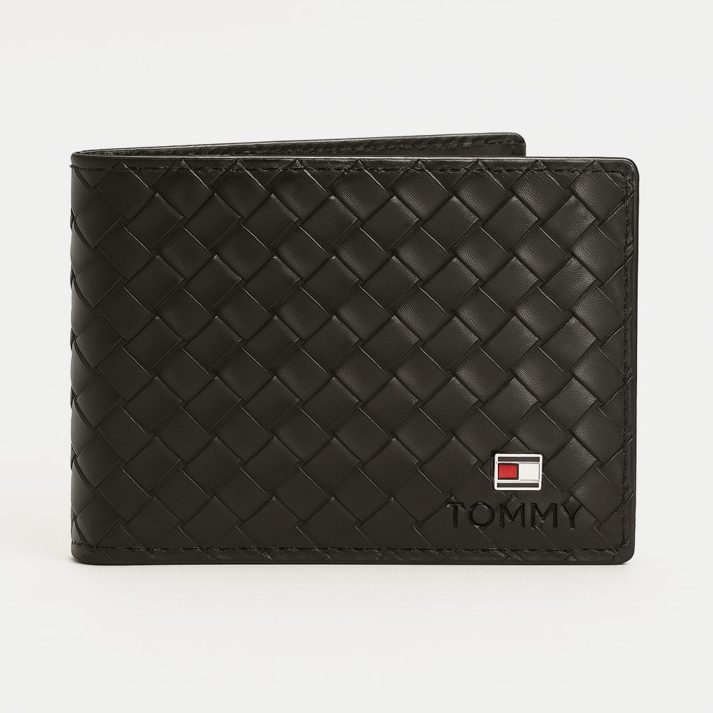Tommy Hilfiger Black Woven Wallet