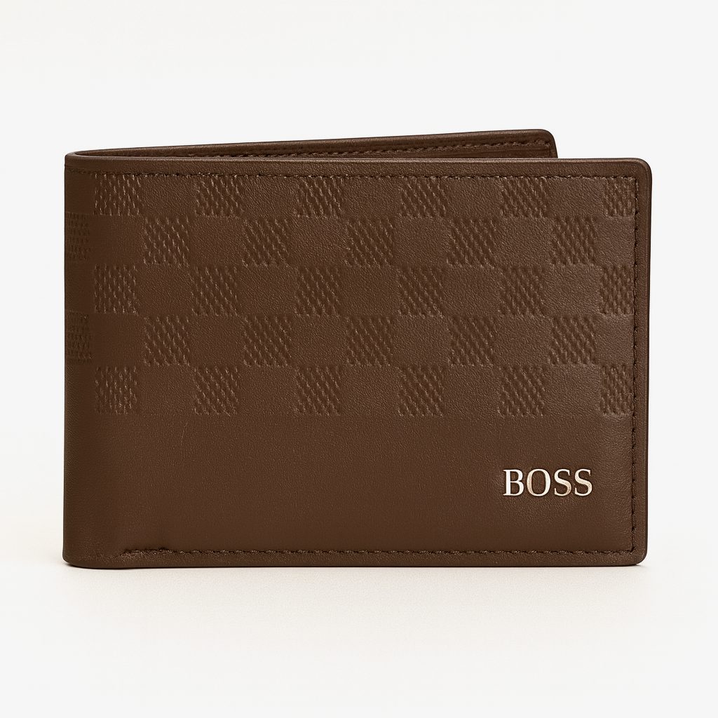 BOSS Men's Black Leather Wallet