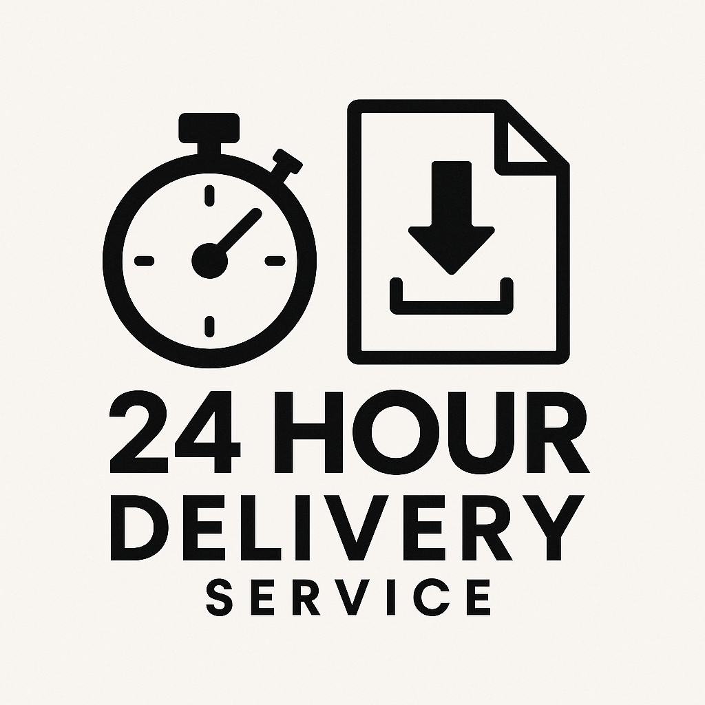 24 Hour Rush Delivery