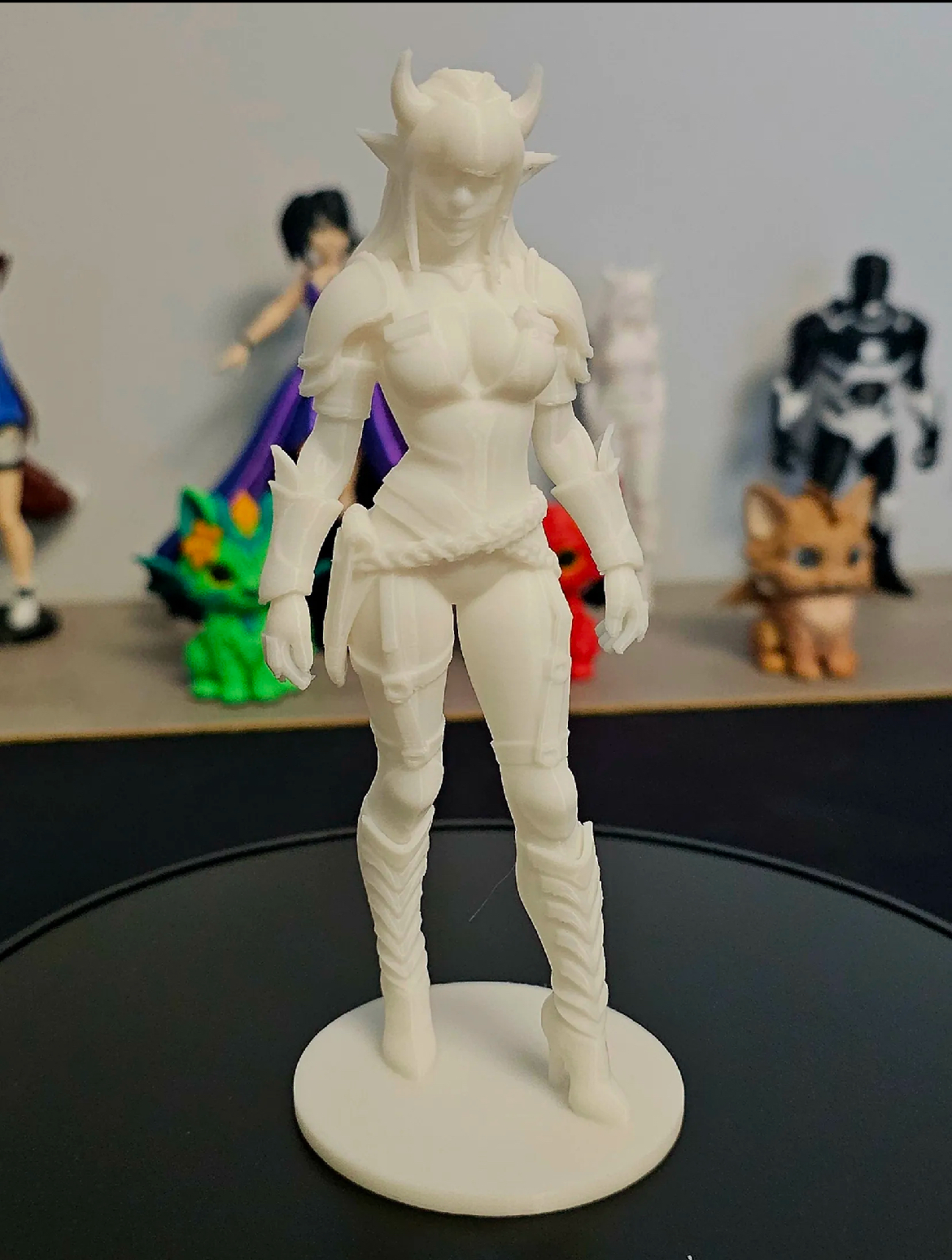 Dark Elf Warrior Figurine