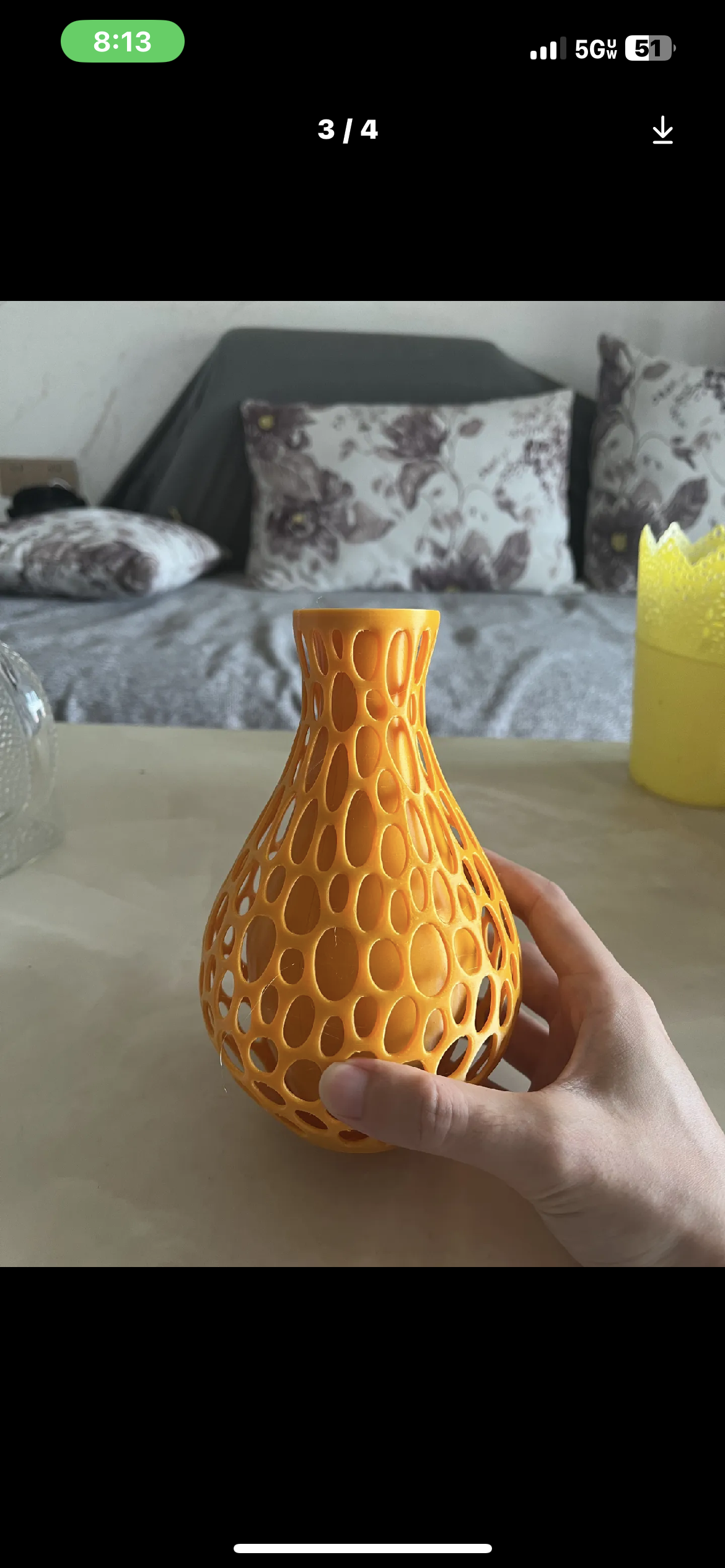 3D Printed Decorative Vase