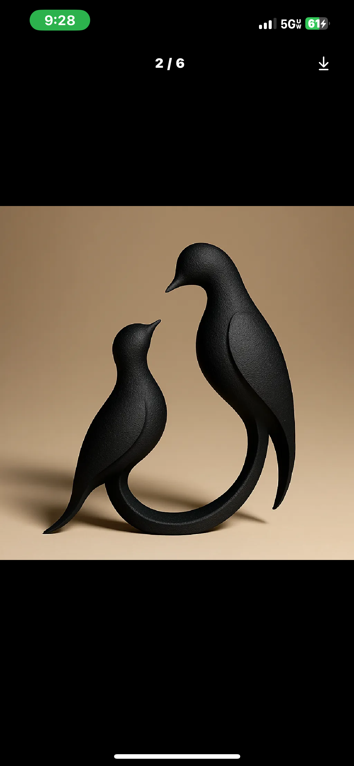 Modern Bird Sculpture
