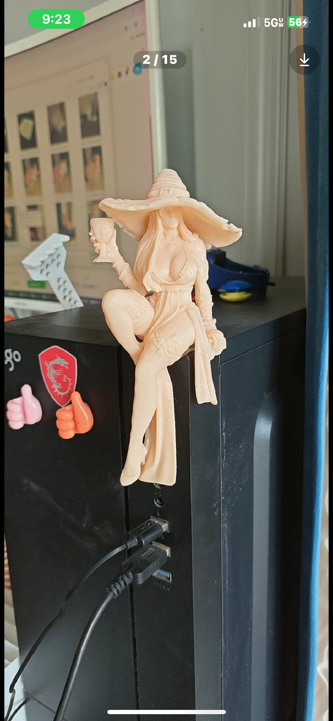 Handcrafted Witch Figurine